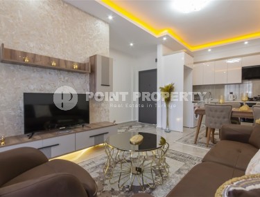 Small apartment with modern design, comfortable furniture and the latest appliances, in a popular area of Alanya - Mahmutlar-id-7273-photo-1