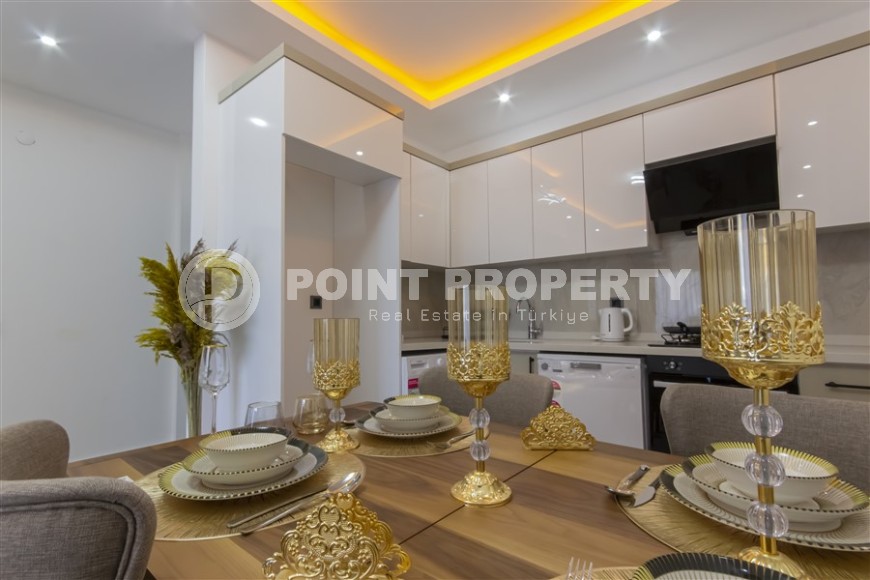 Small apartment with modern design, comfortable furniture and the latest appliances, in a popular area of Alanya - Mahmutlar-id-7273-photo-6