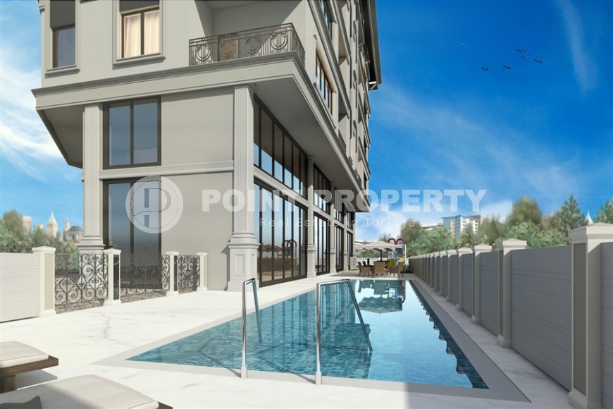 Small apartment with modern design, comfortable furniture and the latest appliances, in a popular area of Alanya - Mahmutlar-id-7273-photo-15