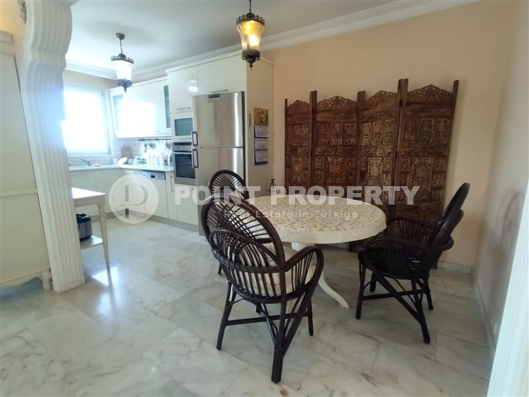 Панорамная квартира с видом на море в 200 метрах от пляжа, в центре современного района Аланьи - Махмутлар-id-7274-фото-4