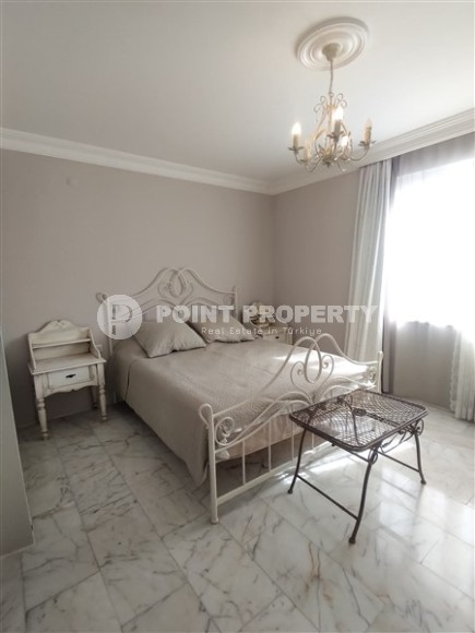 Панорамная квартира с видом на море в 200 метрах от пляжа, в центре современного района Аланьи - Махмутлар-id-7274-фото-8