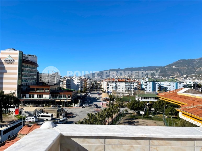 Панорамная двухуровневая квартира с видом на море и горы, в центре популярного района Аланьи - Нижняя Оба-id-7278-фото-23