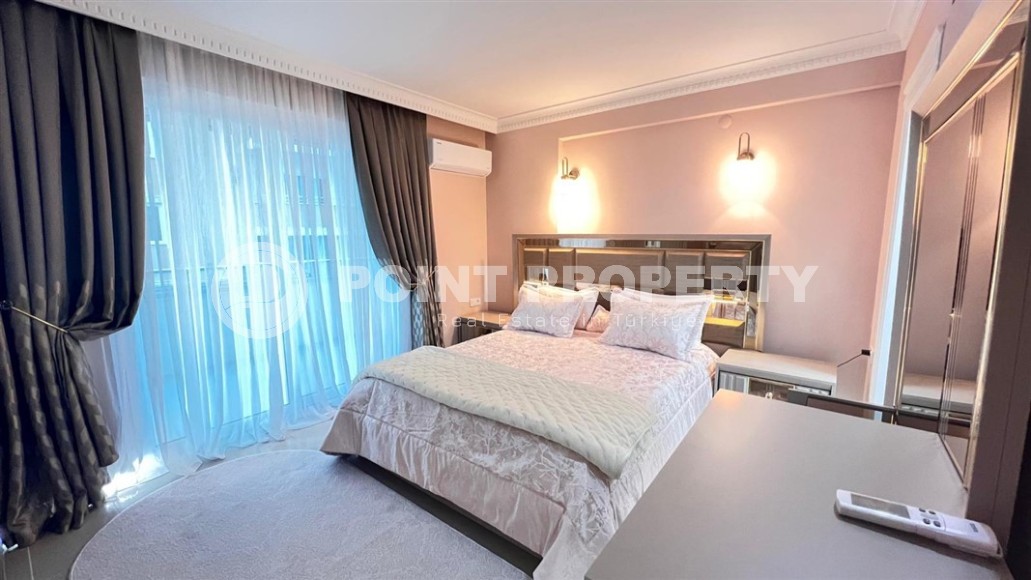 Просторная квартира с мебелью и бытовой техникой в 100 метрах от моря, в центре современного района Аланьи - Махмутлар-id-7279-фото-5