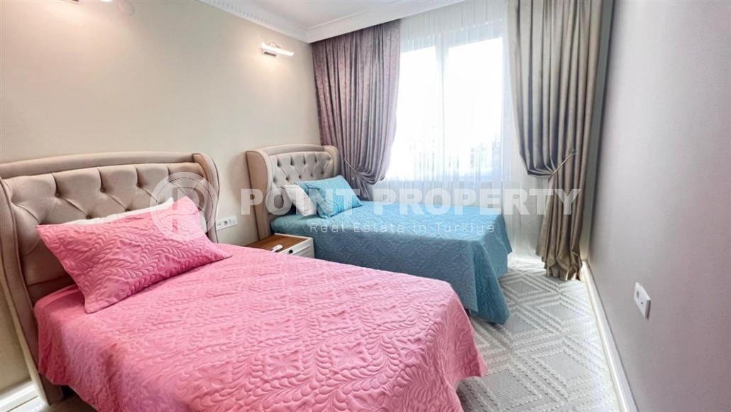 Просторная квартира с мебелью и бытовой техникой в 100 метрах от моря, в центре современного района Аланьи - Махмутлар-id-7279-фото-7