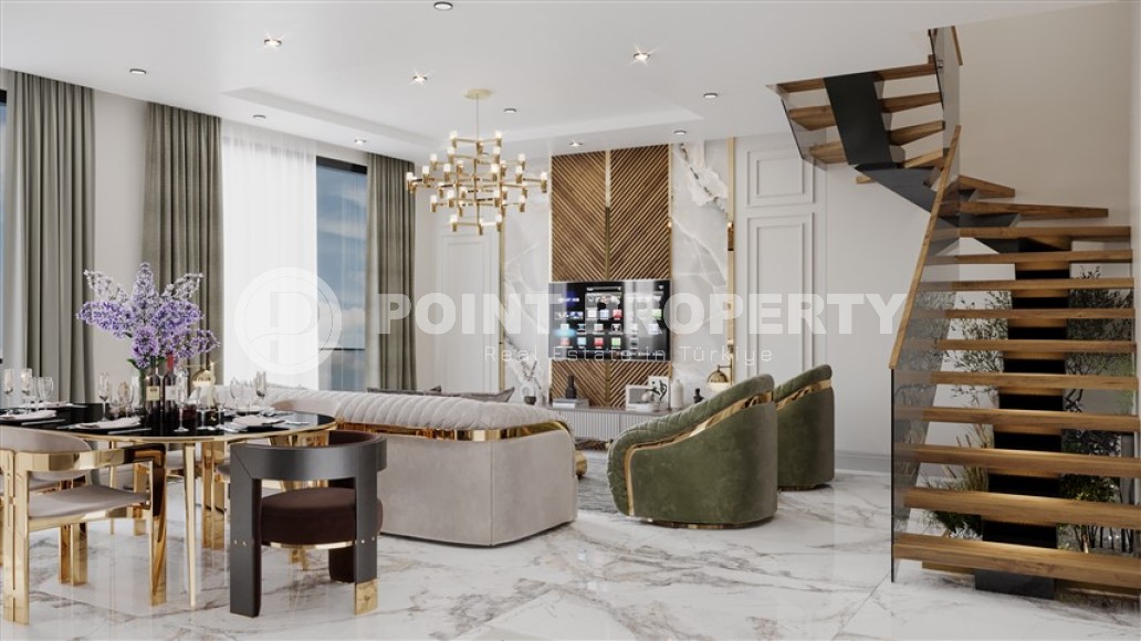 Старт продаж: квартиры в элитном комплексе в центре района Алании – Оба, в 350м от моря-id-2430-фото-2