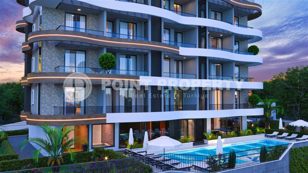 Апартаменты в 7-этажном жилом комплексе на финальной стадии строительства, в 850 метрах от пляжа-id-7307-фото-4