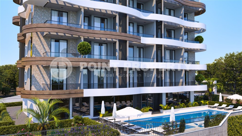 Апартаменты в 7-этажном жилом комплексе на финальной стадии строительства, в 850 метрах от пляжа-id-7307-фото-5