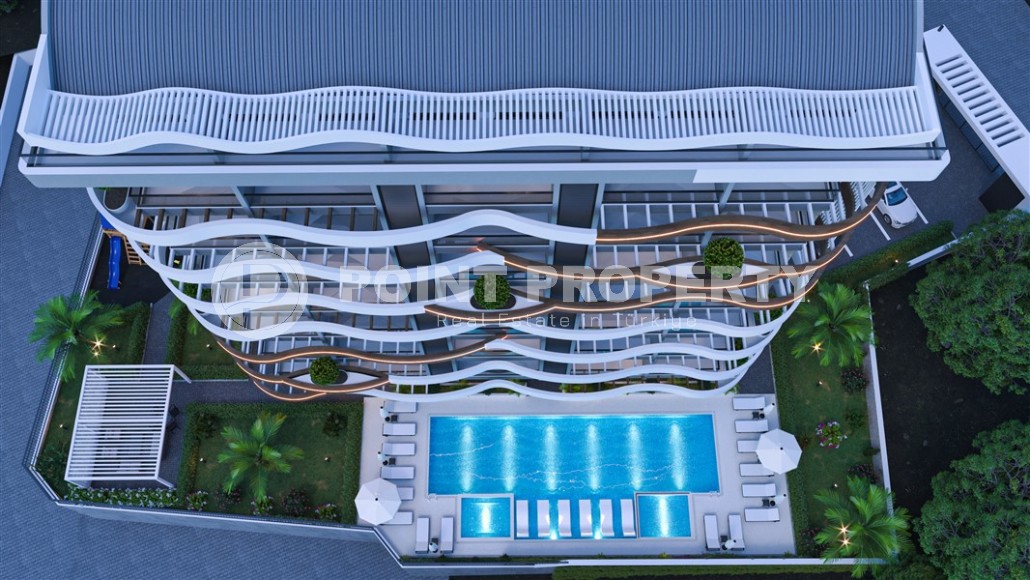 Апартаменты в 7-этажном жилом комплексе на финальной стадии строительства, в 850 метрах от пляжа-id-7307-фото-9