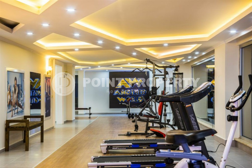 One-bedroom apartment, 65m², with mountain views in a premium complex in Cikcilli, Alanya-id-1553-photo-13