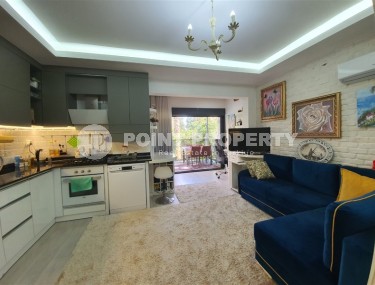 Стильная квартира с оригинальным дизайном в 200 метрах от пляжа Кейкубат, в центре Аланьи-id-7321-фото-2