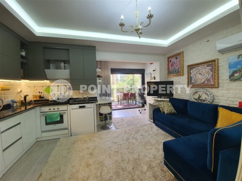 Стильная квартира с оригинальным дизайном в 200 метрах от пляжа Кейкубат, в центре Аланьи-id-7321-фото-2