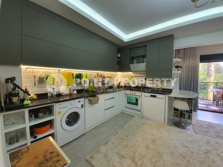 Стильная квартира с оригинальным дизайном в 200 метрах от пляжа Кейкубат, в центре Аланьи-id-7321-фото-5