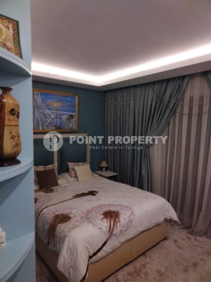 Стильная квартира с оригинальным дизайном в 200 метрах от пляжа Кейкубат, в центре Аланьи-id-7321-фото-6