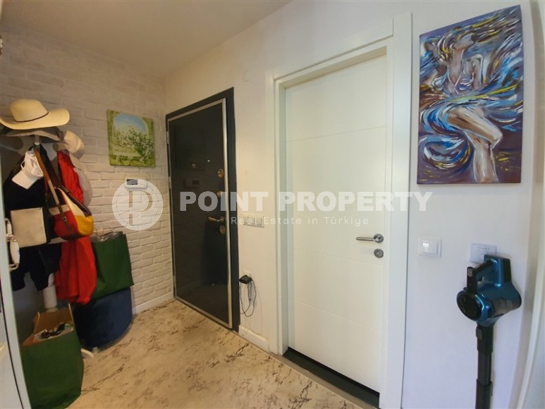 Стильная квартира с оригинальным дизайном в 200 метрах от пляжа Кейкубат, в центре Аланьи-id-7321-фото-7