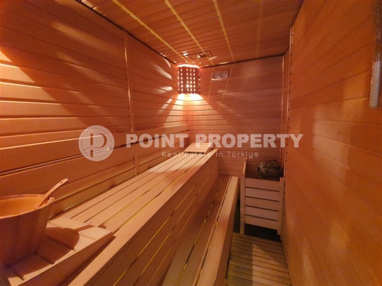 Стильная квартира с оригинальным дизайном в 200 метрах от пляжа Кейкубат, в центре Аланьи-id-7321-фото-9