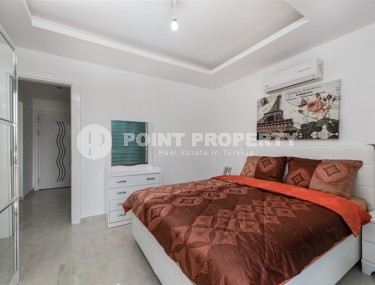 Панорамная двухуровневая квартира с видом на море, на 5-м этаже с мансардой в центре престижного района Аланьи - Кестель-id-7325-фото-4