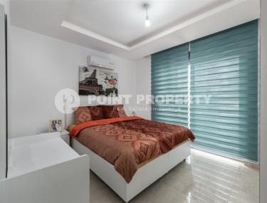 Панорамная двухуровневая квартира с видом на море, на 5-м этаже с мансардой в центре престижного района Аланьи - Кестель-id-7325-фото-5