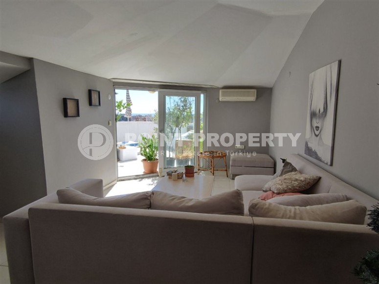 Affordable duplex apartment 850 meters from the sea, in the center of a quiet area of Alanya - Cikcilli-id-7326-photo-9