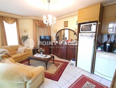 Меблированная квартира 1+1 с большим застекленным балконом, на 3-м этаже в доме 2012 года постройки-id-7327-фото-2