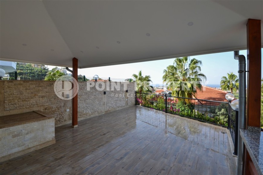 Elite panoramic villa overlooking the sea, with a private pool, garden and smart home system-id-7345-photo-17
