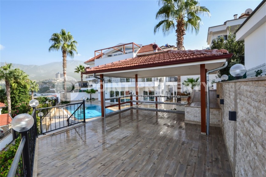 Elite panoramic villa overlooking the sea, with a private pool, garden and smart home system-id-7345-photo-24