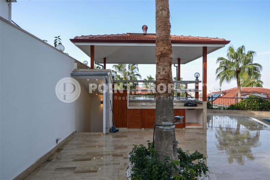 Elite panoramic villa overlooking the sea, with a private pool, garden and smart home system-id-7345-photo-26