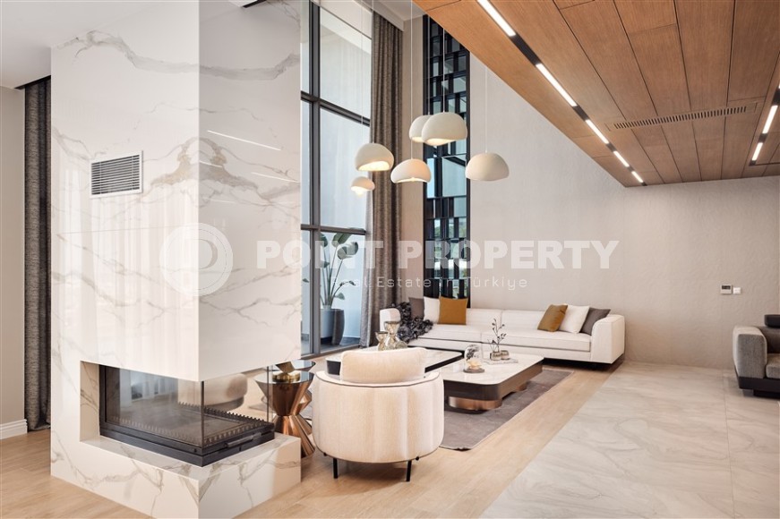 Роскошная двухэтажная вилла 4+1, общей площадью 616 м2, с панорамным видом на море и горы-id-7346-фото-3