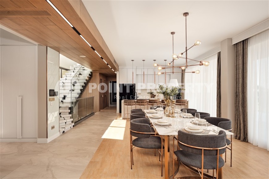 Роскошная двухэтажная вилла 4+1, общей площадью 616 м2, с панорамным видом на море и горы-id-7346-фото-4