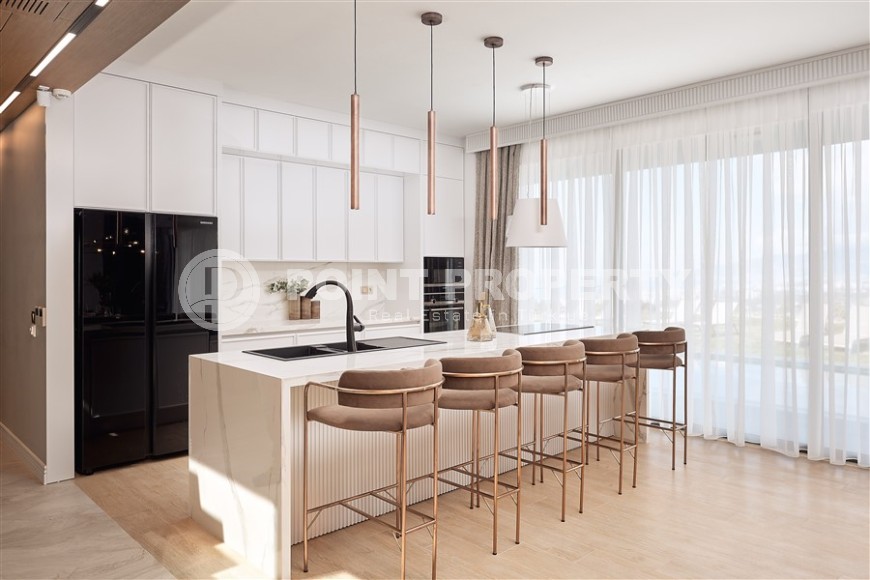 Роскошная двухэтажная вилла 4+1, общей площадью 616 м2, с панорамным видом на море и горы-id-7346-фото-5