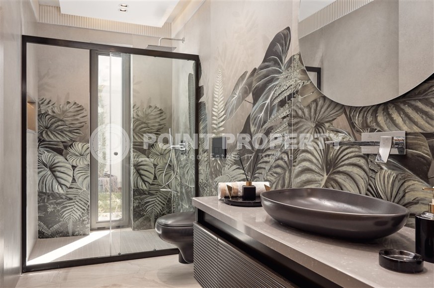 Роскошная двухэтажная вилла 4+1, общей площадью 616 м2, с панорамным видом на море и горы-id-7346-фото-15