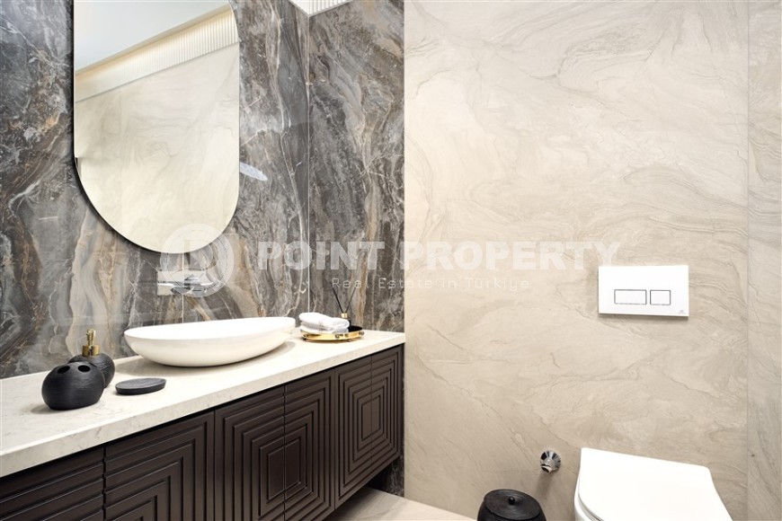 Роскошная двухэтажная вилла 4+1, общей площадью 616 м2, с панорамным видом на море и горы-id-7346-фото-16