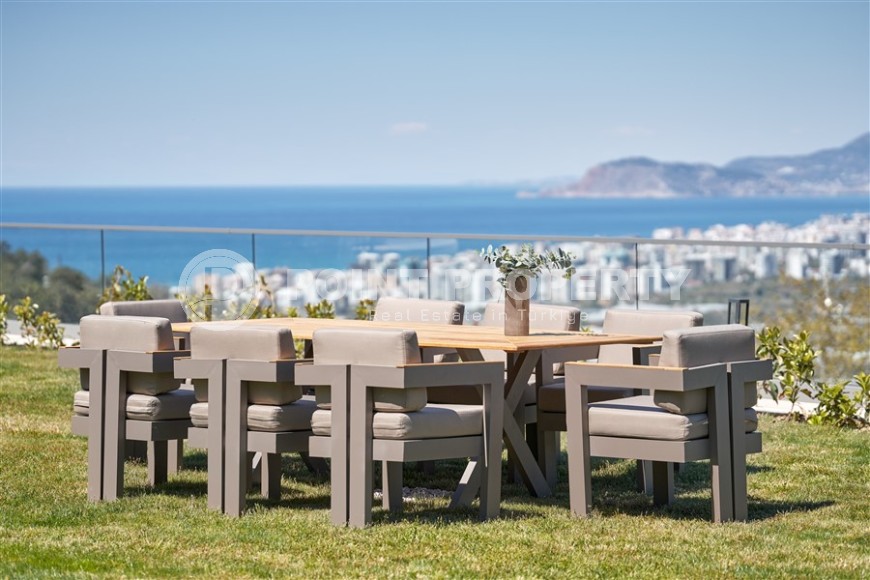 Роскошная двухэтажная вилла 4+1, общей площадью 616 м2, с панорамным видом на море и горы-id-7346-фото-27