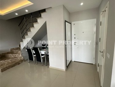 Современная двухуровневая квартира 2+1 с видом на горы, в зеленом, экологически чистом районе Аланьи - Кестель-id-7348-фото-4