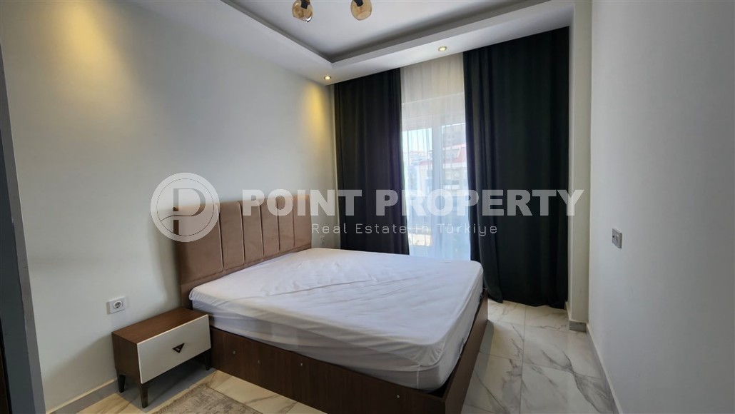 Готовая к проживанию квартира 1+1 с мебелью и бытовой техникой, на 2-м этаже в новом жилом комплексе, введенном в эксплуатацию в 2023 году-id-7358-фото-4