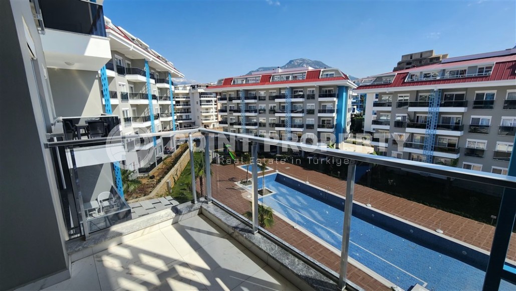 Готовая к проживанию квартира 1+1 с мебелью и бытовой техникой, на 2-м этаже в новом жилом комплексе, введенном в эксплуатацию в 2023 году-id-7358-фото-6