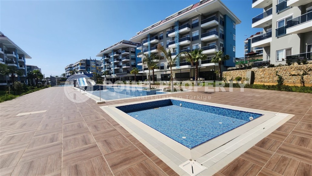 Готовая к проживанию квартира 1+1 с мебелью и бытовой техникой, на 2-м этаже в новом жилом комплексе, введенном в эксплуатацию в 2023 году-id-7358-фото-13