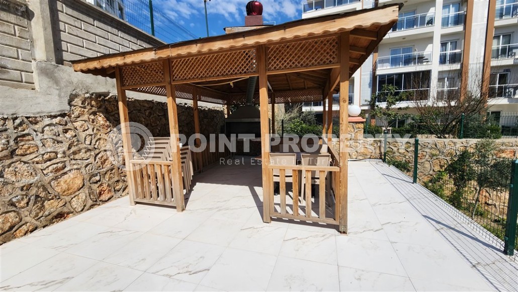 Готовая к проживанию квартира 1+1 с мебелью и бытовой техникой, на 2-м этаже в новом жилом комплексе, введенном в эксплуатацию в 2023 году-id-7358-фото-16