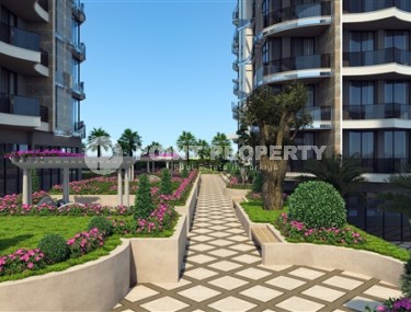 Apartment 1+1 on the 2nd floor in an elite residential complex under construction, in a quiet area of Alanya - Tosmur-id-7359-photo-5