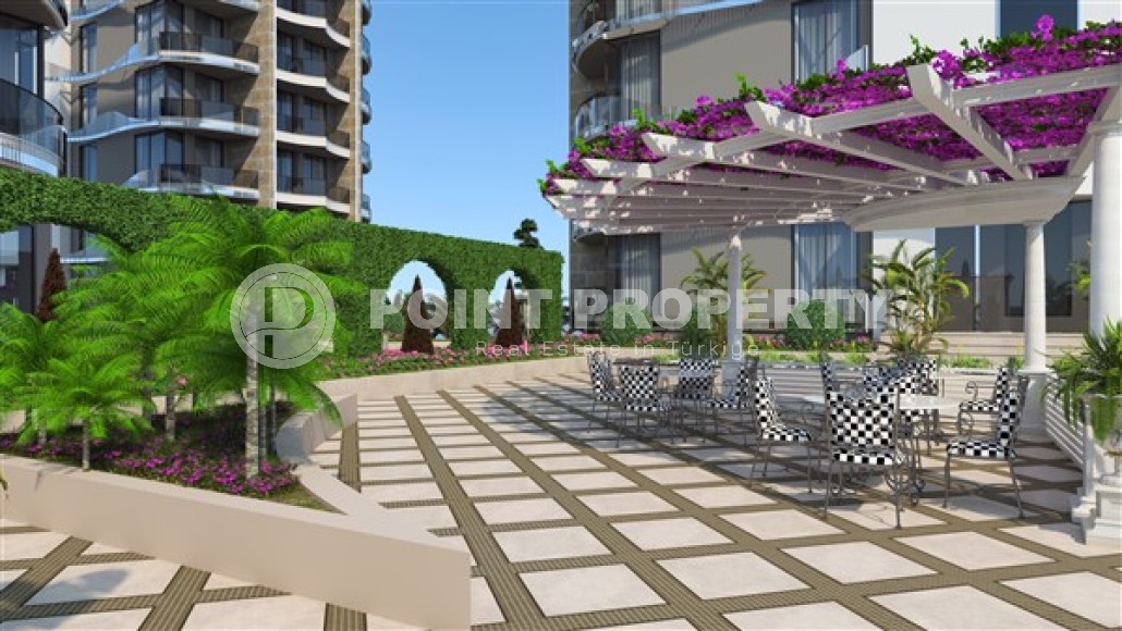 Apartment 1+1 on the 2nd floor in an elite residential complex under construction, in a quiet area of Alanya - Tosmur-id-7359-photo-7