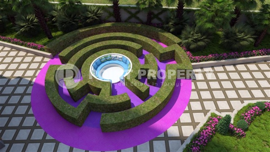 Apartment 1+1 on the 2nd floor in an elite residential complex under construction, in a quiet area of Alanya - Tosmur-id-7359-photo-9