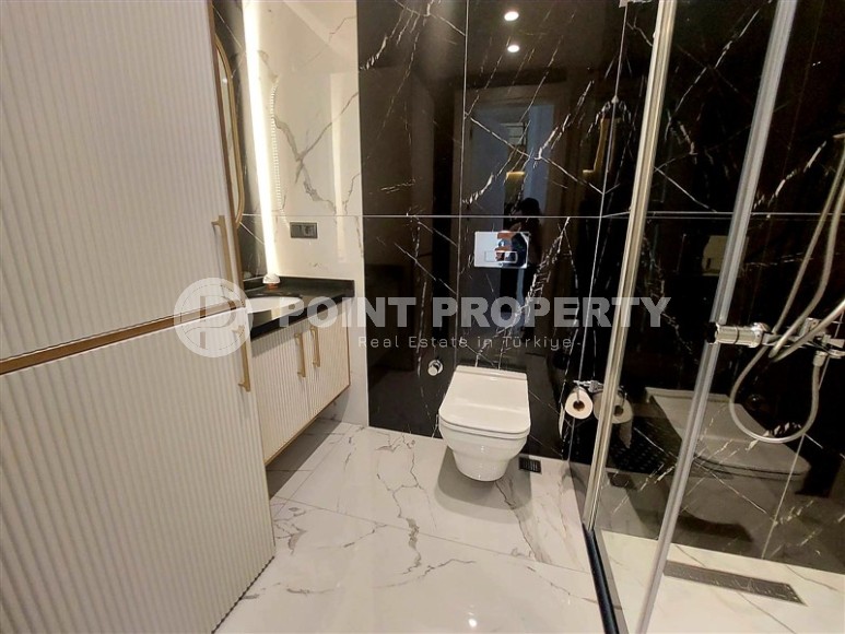 Комфортабельная двухуровневая квартира с современным дизайном, мебелью и бытовой техникой, в 900 метрах от моря-id-7360-фото-11