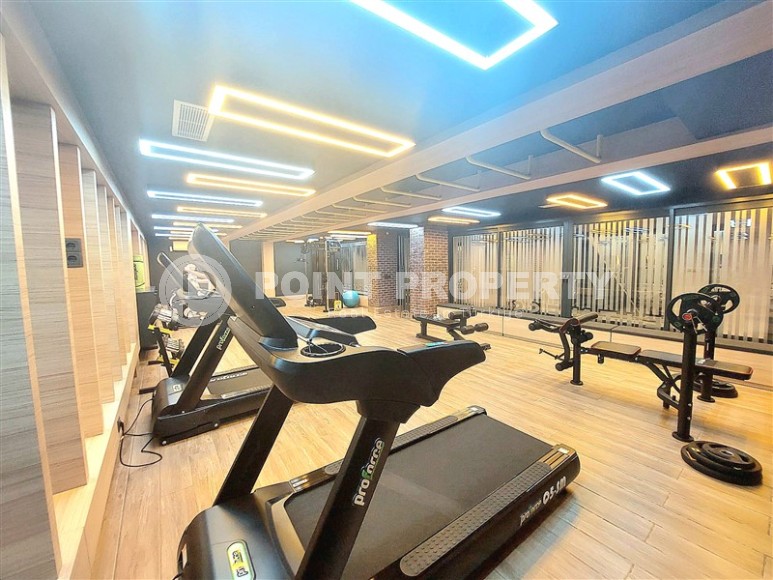 Комфортабельная двухуровневая квартира с современным дизайном, мебелью и бытовой техникой, в 900 метрах от моря-id-7360-фото-15