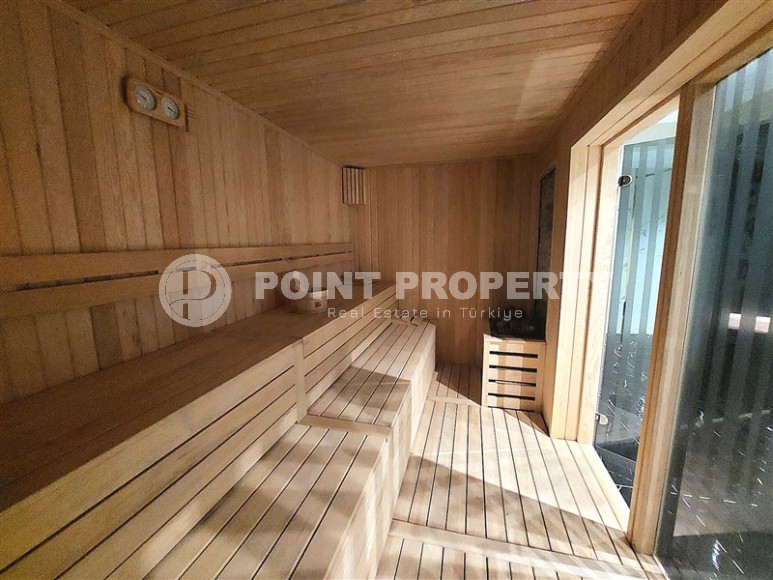 Комфортабельная двухуровневая квартира с современным дизайном, мебелью и бытовой техникой, в 900 метрах от моря-id-7360-фото-16