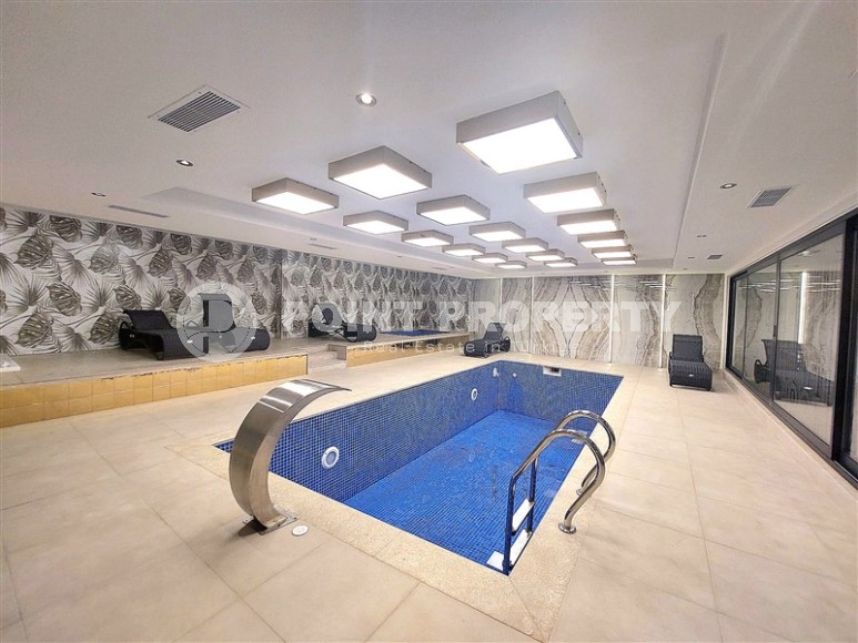 Комфортабельная двухуровневая квартира с современным дизайном, мебелью и бытовой техникой, в 900 метрах от моря-id-7360-фото-19