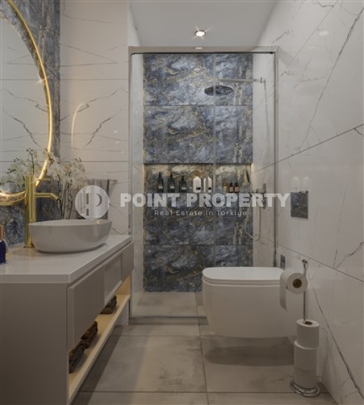 Квартира 1+1 в элитном жилом комплексе на этапе строительства, в центре популярного района Аланьи - Нижняя Оба-id-7361-фото-7