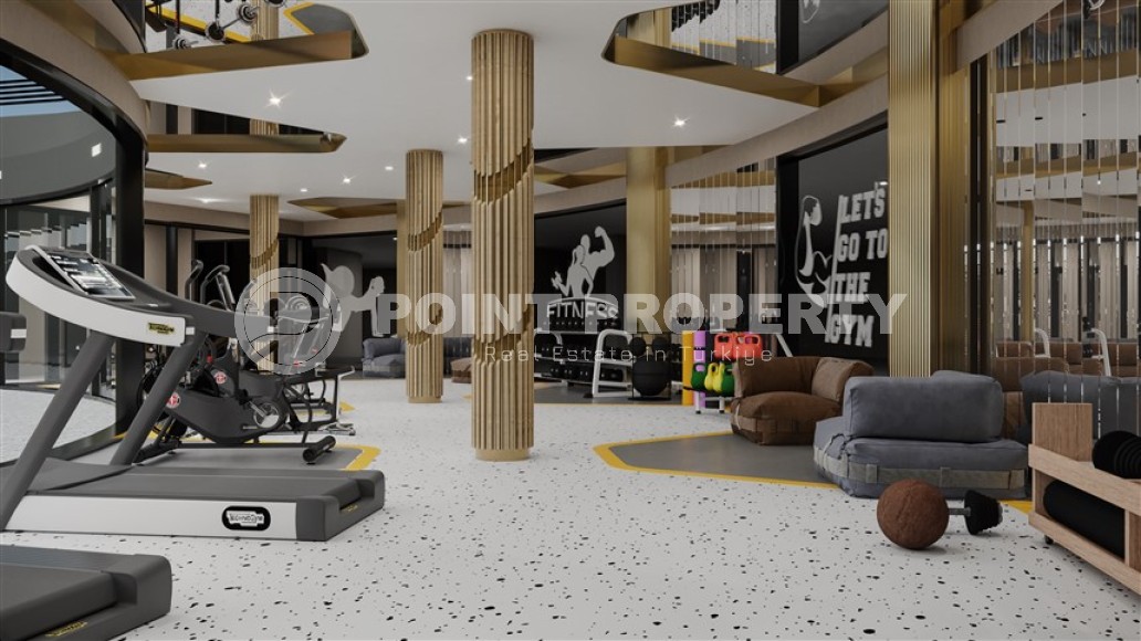 Квартира 1+1 в элитном жилом комплексе на этапе строительства, в центре популярного района Аланьи - Нижняя Оба-id-7361-фото-9