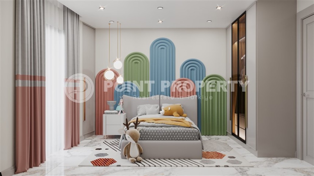 Квартира 1+1 в элитном жилом комплексе на этапе строительства, в центре популярного района Аланьи - Нижняя Оба-id-7361-фото-16