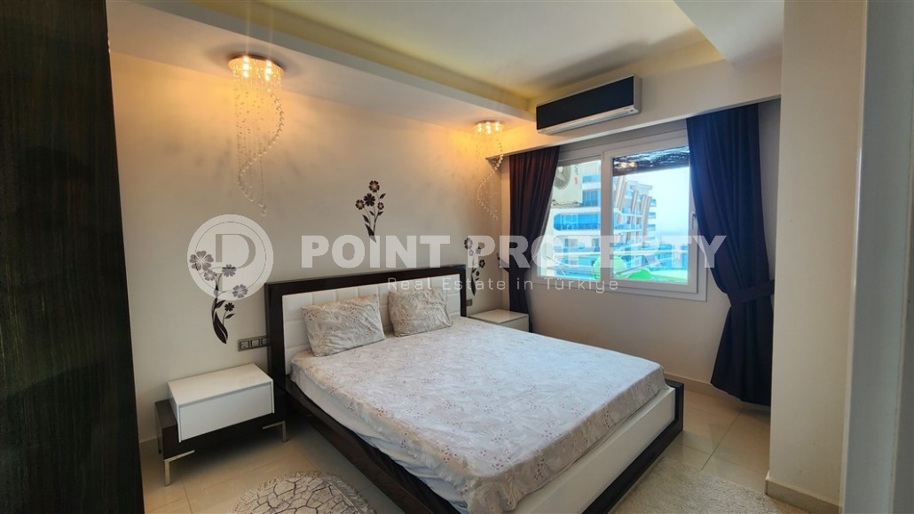 Квартира 1+1 с панорамным видом на море, в современном районе Аланьи - Махмутлар-id-7363-фото-5