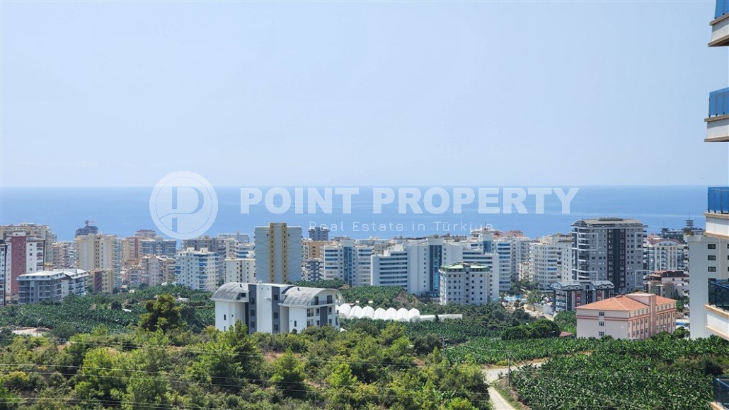 Квартира 1+1 с панорамным видом на море, в современном районе Аланьи - Махмутлар-id-7363-фото-11