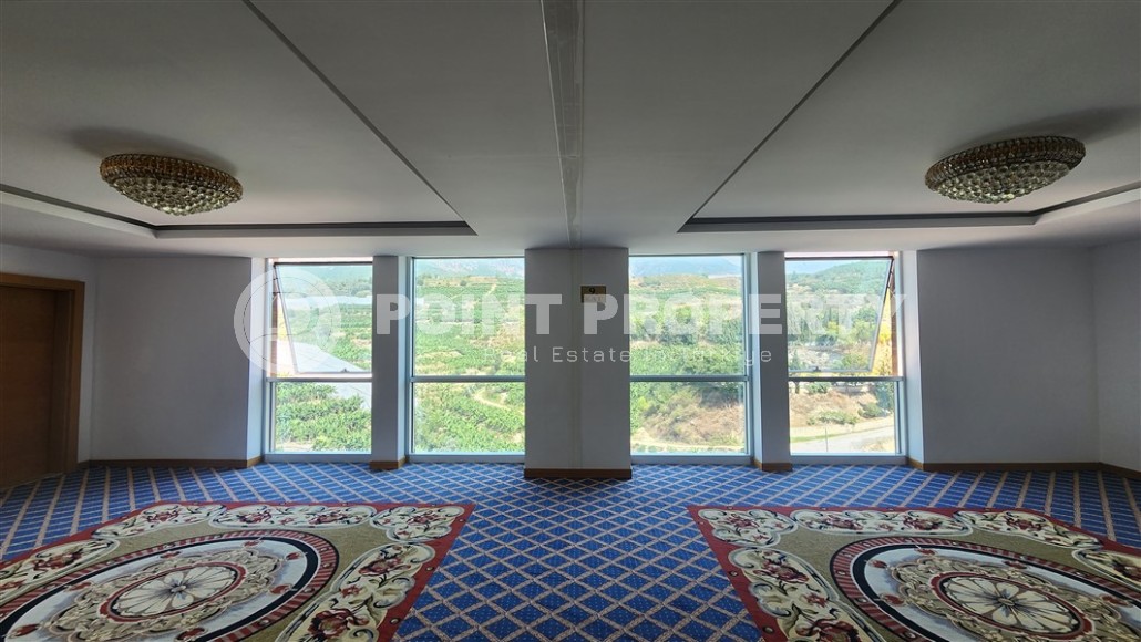 Квартира 1+1 с панорамным видом на море, в современном районе Аланьи - Махмутлар-id-7363-фото-12